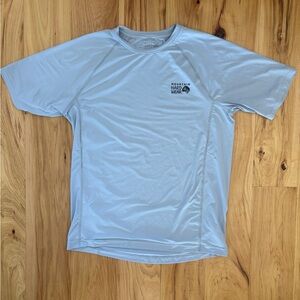 Mountain Hardwear Men's Sky Blue Short Sleeve Tee
